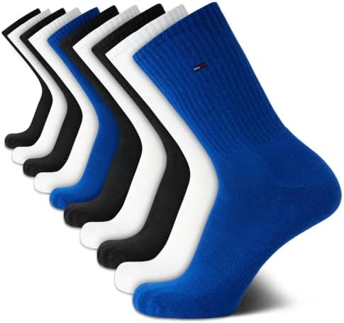 Tommy Hilfiger Mens Athletic Cushioned Crew Socks  10 Pack 