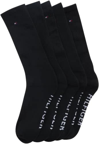 Tommy Hilfiger Mens Athletic Cushioned Crew Socks  10 Pack 