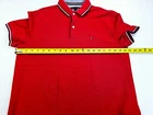 Tommy Hilfiger Size Medium Men s Red Embroideed Chest Logo Short Sleeve Polo