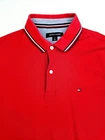 Tommy Hilfiger Size Medium Men s Red Embroideed Chest Logo Short Sleeve Polo