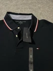Tommy Hilfiger Slim Fit Polo Shirt  Short Sleeve Dark Navy Blue Men s M