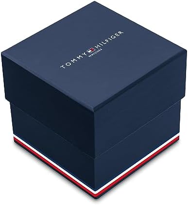 Tommy Hilfiger TH Regatta Mens Chronograph Quartz Watch   44mm Stainless Steel Case  Rotating Bezel  Silicone Strap  Nautical  Inspired Sport Style  Gift for Him