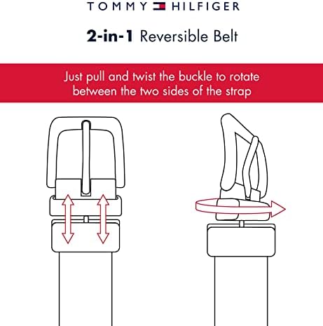 Tommy Hilfiger mens Reversible Belt