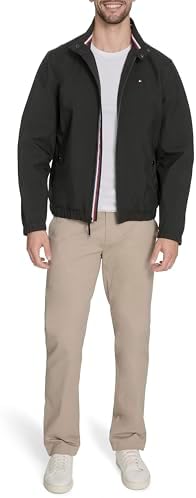 Tommy Hilfiger mens Tommy Hilfiger Mens Stand Collar Jacket