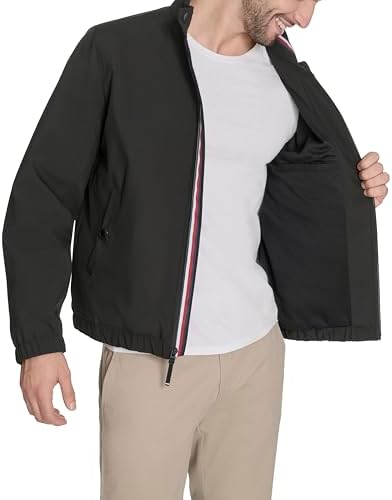 Tommy Hilfiger mens Tommy Hilfiger Mens Stand Collar Jacket