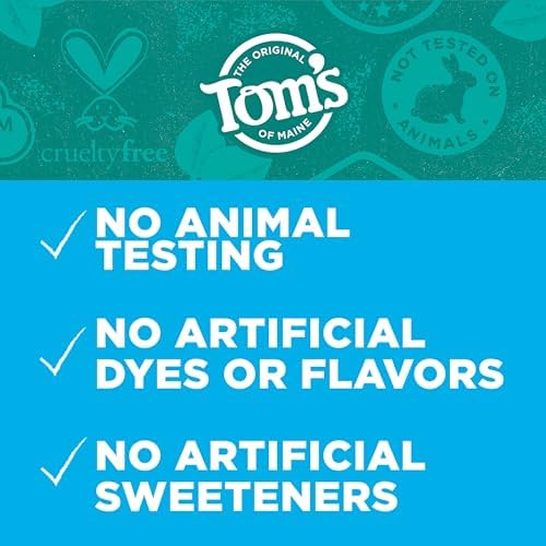 Toms of Maine Fluoride Free Rapid Relief Sensitive Toothpaste  Fresh Mint  4 oz  3 Pack  Packaging May Vary 