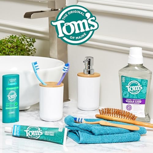 Toms of Maine Fluoride Free Rapid Relief Sensitive Toothpaste  Fresh Mint  4 oz  3 Pack  Packaging May Vary 