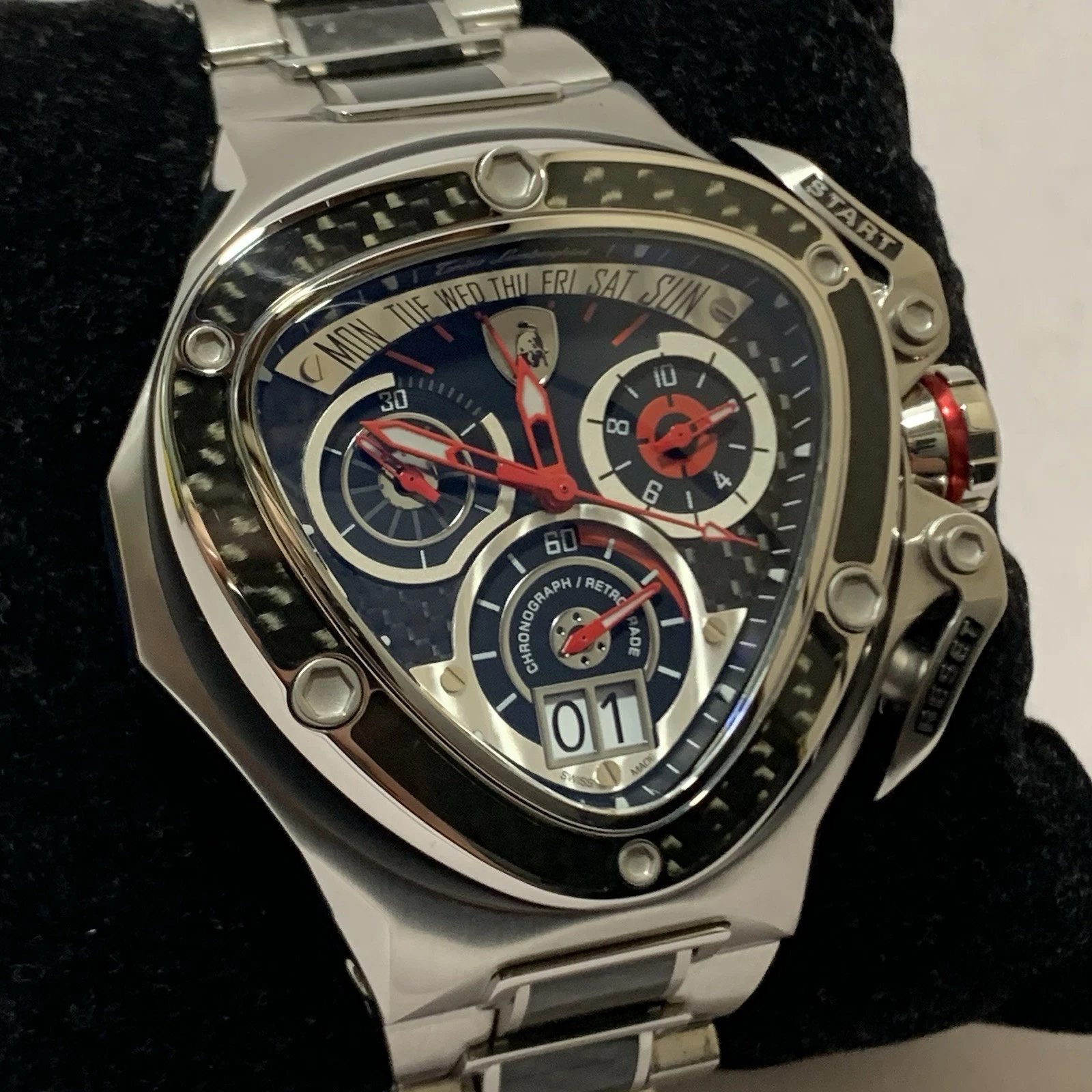 Tonino Lamborghini Products Series Spyder 3000 3019 Chronograph Mens Watch