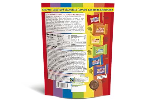 Tony s Chocolonely Assorted Chocolate Candy Pieces  Belgian Milk & Dark Chocolate  Caramel Sea Salt  Almond Sea Salt  Honey Almond Nougat  Pretzel Toffee  Quality Fairtrade Cocoa  36 Count  11 28 Oz