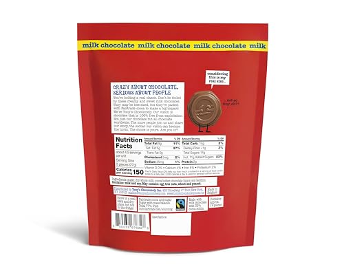 Tony s Chocolonely Assorted Chocolate Candy Pieces  Belgian Milk & Dark Chocolate  Caramel Sea Salt  Almond Sea Salt  Honey Almond Nougat  Pretzel Toffee  Quality Fairtrade Cocoa  36 Count  11 28 Oz