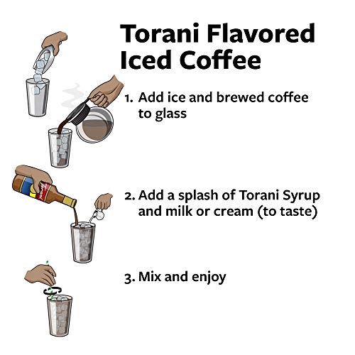 Torani Variety Pack Caramel  French Vanilla  Vanilla & Hazelnut  25 4 Ounces  Pack of 4