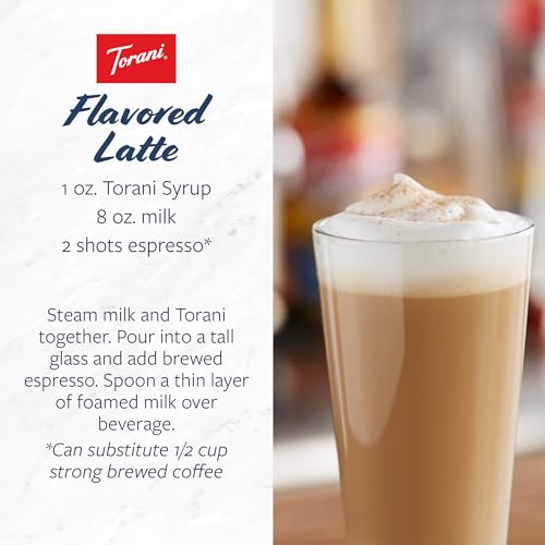 Torani Variety Pack Caramel  French Vanilla  Vanilla & Hazelnut  25 4 Ounces  Pack of 4