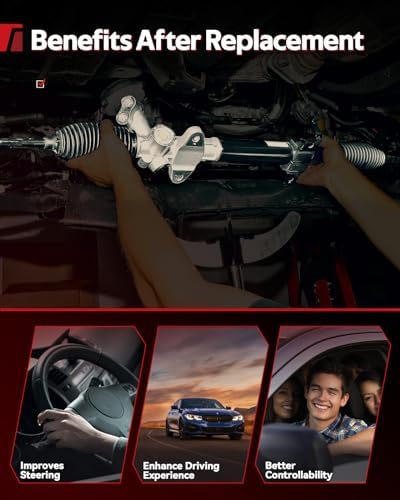 Torchbeam Electronic Power Steering Rack and Pinion Direct Fit 2007 2010 Versa 1 8L Replace No 1G 2671