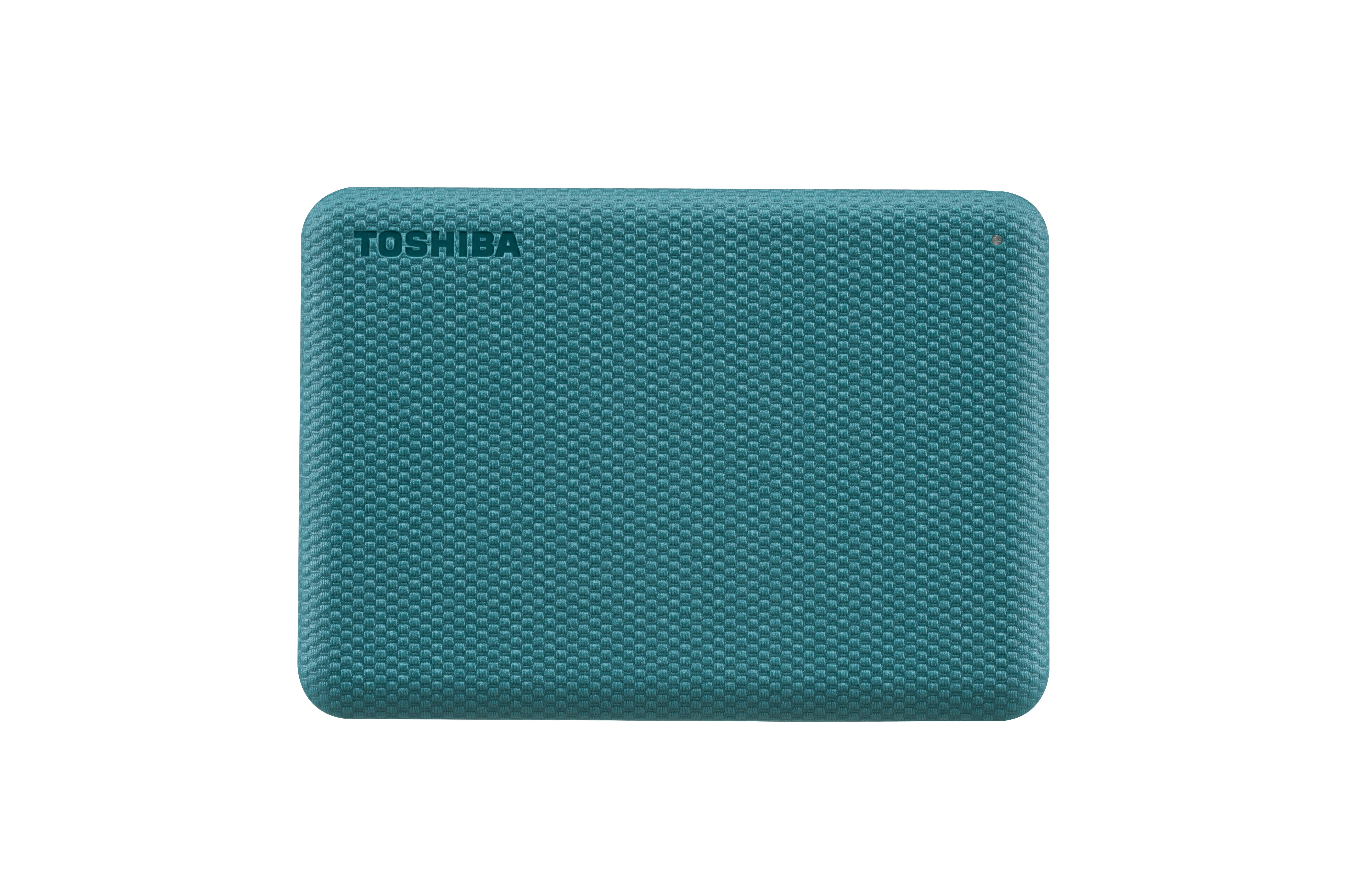 Toshiba Canvio Advance Plus Portable External Hard Drive 4TB   Green