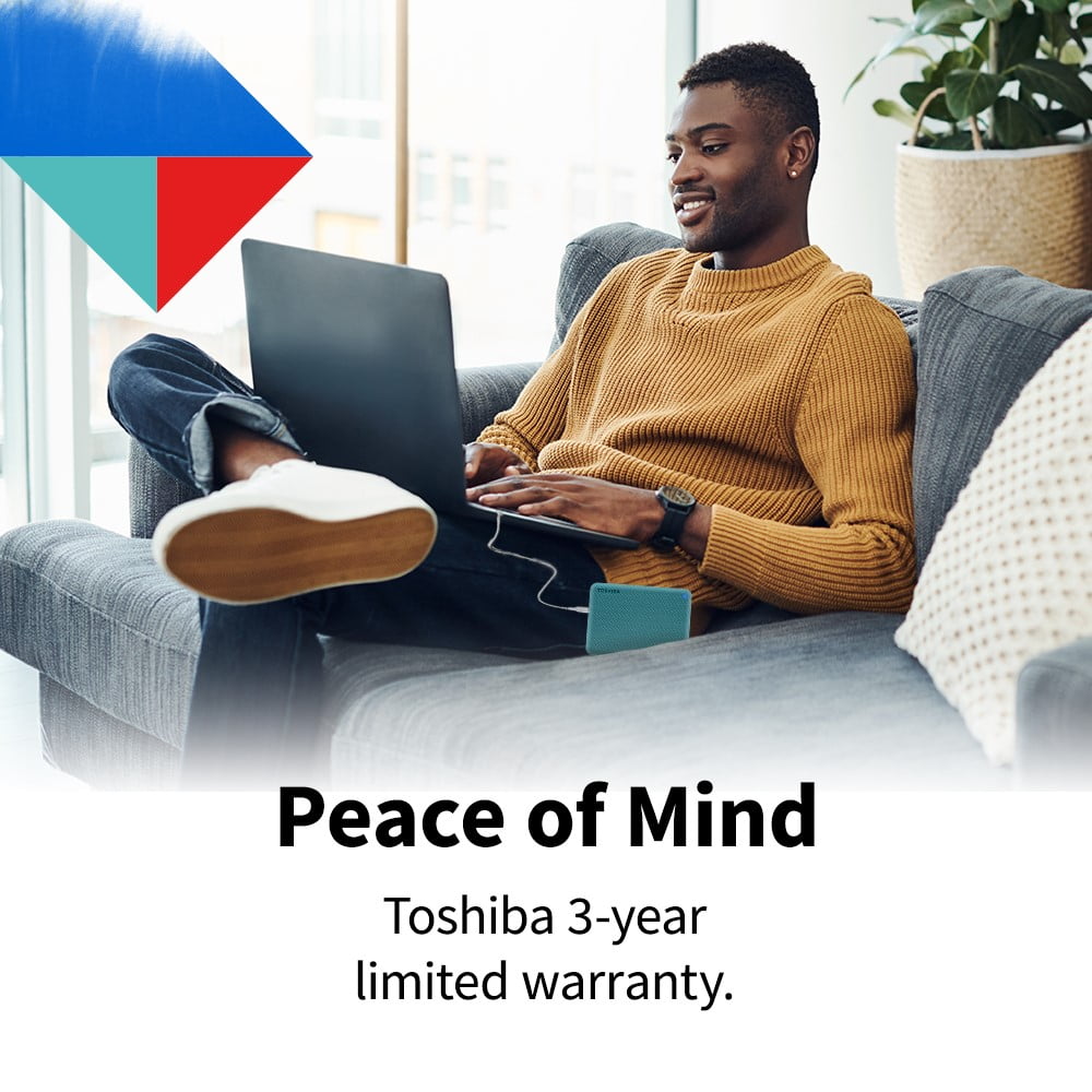 Toshiba Canvio Advance Plus Portable External Hard Drive 4TB   Green