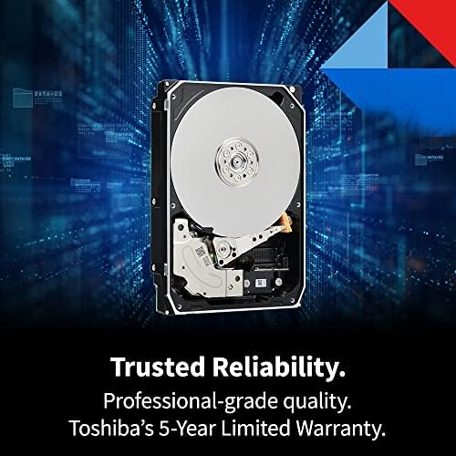 Toshiba X300 12TB Performance & Gaming 3 5 Inch Internal Hard Drive   CMR SATA 6 GB/s 7200 RPM 512 MB Cache   HDWR51CXZSTA