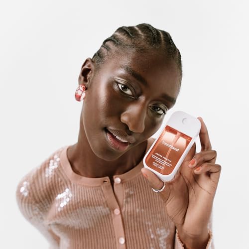 Touchland Hydrating Body & Hair Fragrance Mist  Peachy Lychee  2 FL  OZ  Travel Size Body Spray