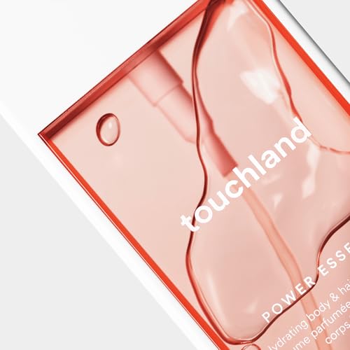 Touchland Hydrating Body & Hair Fragrance Mist  Peachy Lychee  2 FL  OZ  Travel Size Body Spray
