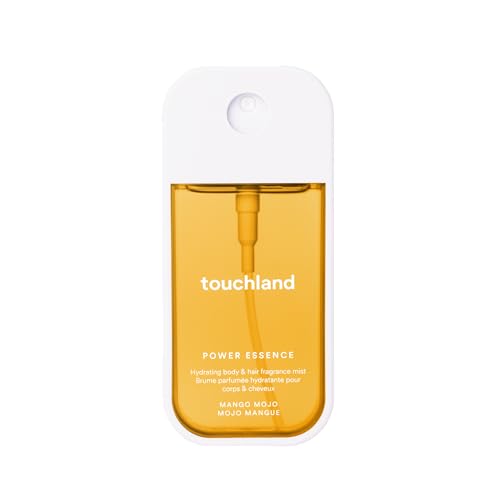 Touchland Hydrating Body & Hair Fragrance Mist  Golden Amber  2 FL  OZ  Travel Size Body Spray