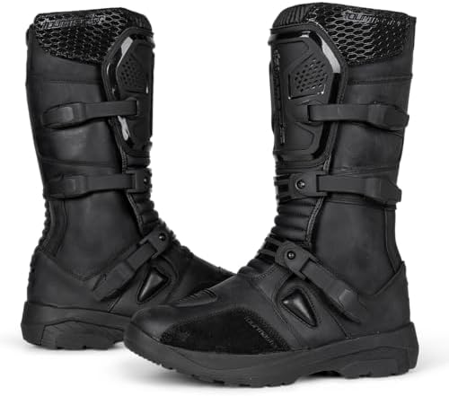 Tourmaster Highlander Adventure Waterproof Motorcycle Boots