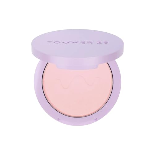 Tower 28 GetSet  Talc Free Setting   Brightening Pink Powder   Blurring  Soft Matte  Sweat Proof & Transfer Proof   Hydrating  Sensitive Skin Safe  Vegan & Cruelty Free   Palisades Pink