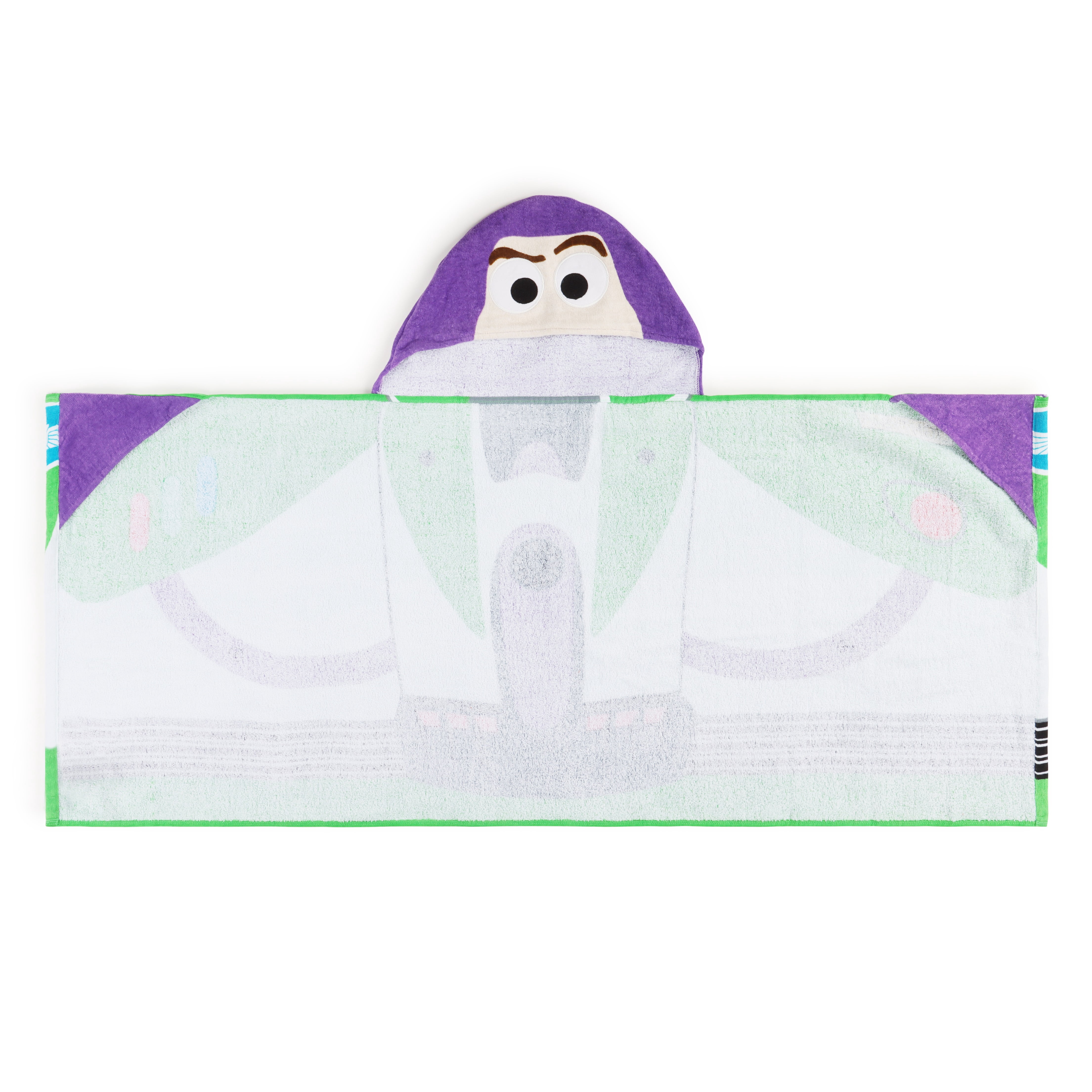 Toy Story Kids Hooded Towel  Buzz Lightyear  Cotton  22" x 51"  Disney