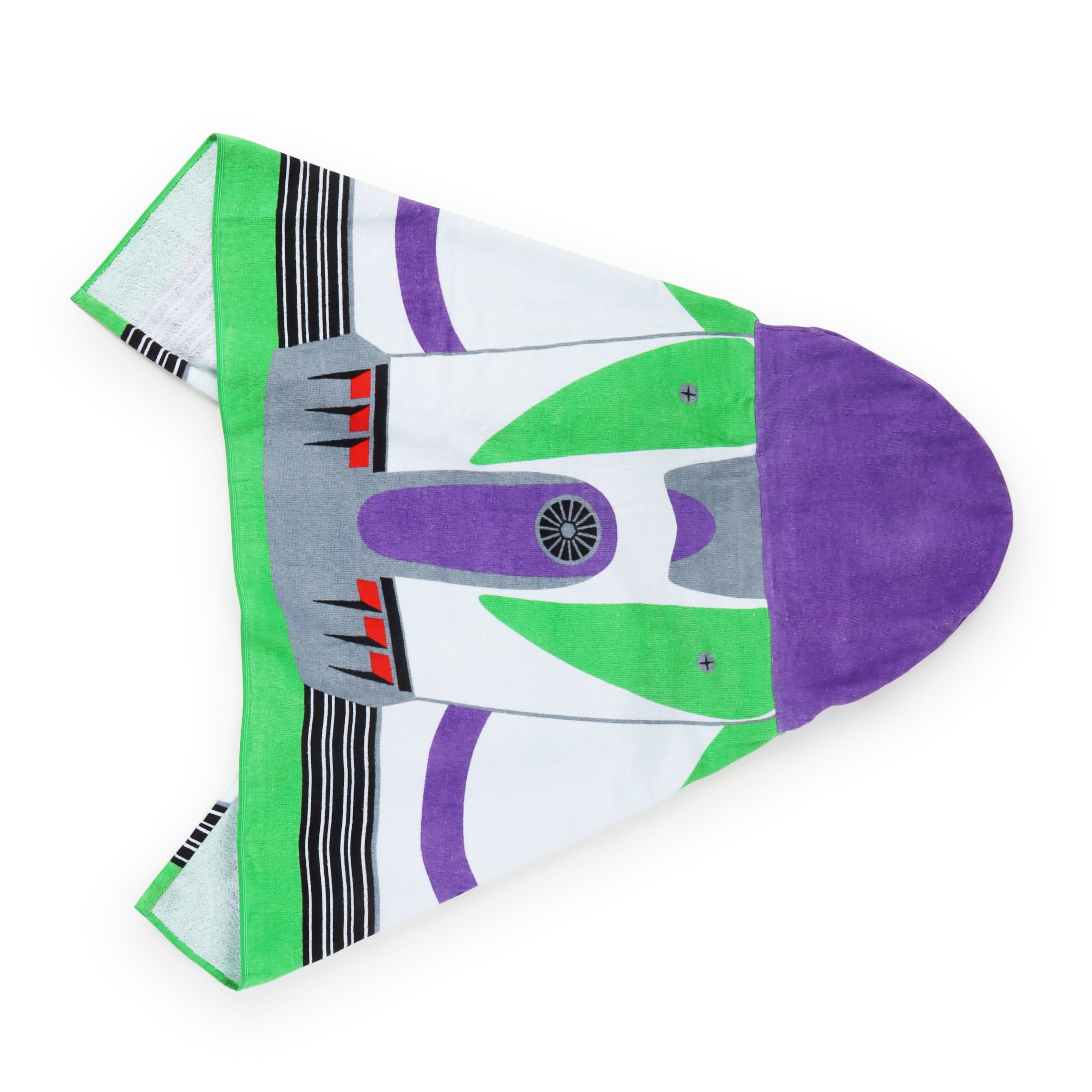 Toy Story Kids Hooded Towel  Buzz Lightyear  Cotton  22" x 51"  Disney