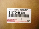 Toyota 4Runner 2010   2013 Trail Left Front Headlight Genuine OEM OE