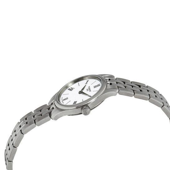 Tradition Thin White Dial Ladies Watch T0630091101800