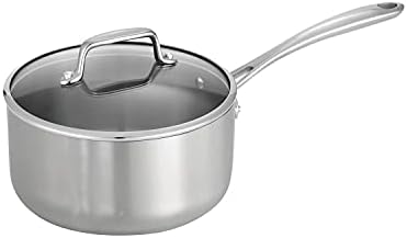 Tramontina Tri Ply Clad Stainless Steel 8 Piece Cookware Set with Glass Lids  Pots and Pans Kitchen Set  Induction Ready  Dishwasher Safe  NSF Certified