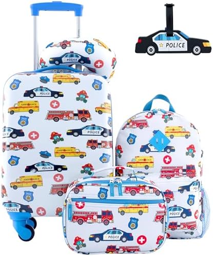 Travelers Club 5 Piece Kids Luggage Set  Unicorn