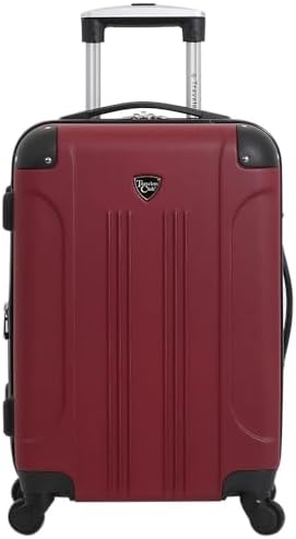Travelers Club Chicago Hardside Expandable Spinner Luggage  Thyme Green  22 Carry On