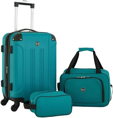Travelers Club Chicago Hardside Expandable Spinner Luggage  Thyme Green  22 Carry On