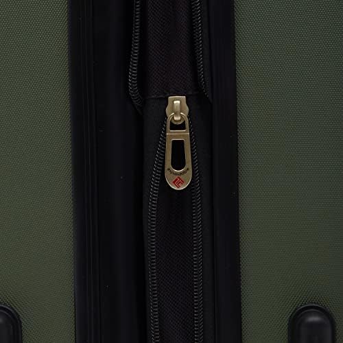 Travelers Club Chicago Hardside Expandable Spinner Luggage  Thyme Green  22 Carry On