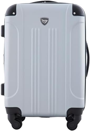 Travelers Club Chicago Hardside Expandable Spinner Luggage  Thyme Green  22 Carry On