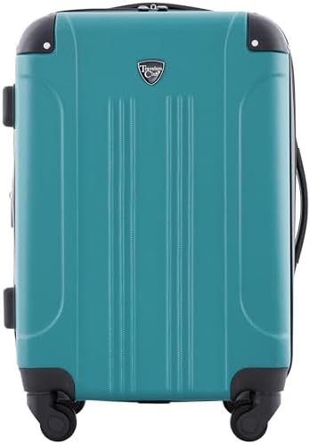 Travelers Club Chicago Hardside Expandable Spinner Luggage  Thyme Green  22 Carry On