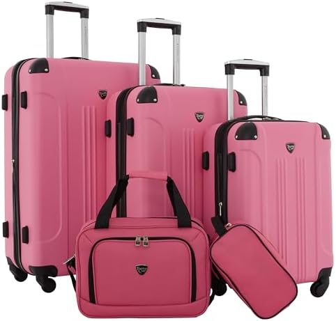 Travelers Club Chicago Hardside Expandable Spinner Luggage  Thyme Green  22 Carry On