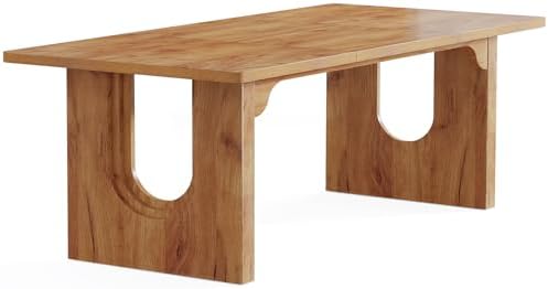Tribesigns Modern Executive Desk  70 9 Large Office Computer Desk  Conference Table Meeting Room Table  Simple Workstation Business Furniture for Home Office  Brown