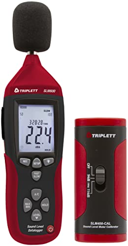 Triplett SLM600 KIT NIST Sound Level Datalogger Kit with Calibrator with Certificate of Calibration to NIST