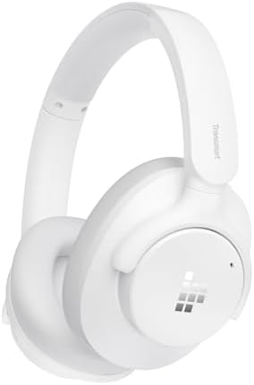Tronsmart Q20S Hybrid Active Noise Cancelling Headphones  Wireless Over Ear Headphones with Mic  Hi Res Audio  60H Playtime  Deep Bass Custom EQ via App  Comfort Fit  for Travel Home Office