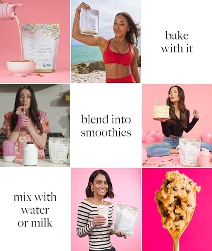 Truvani Plant Based Protein Powder   Vanilla   20g Organic Pea Protein   18 Servings   Vegan & Keto   Gluten & Dairy Free   Low Carb   No Added Sugar