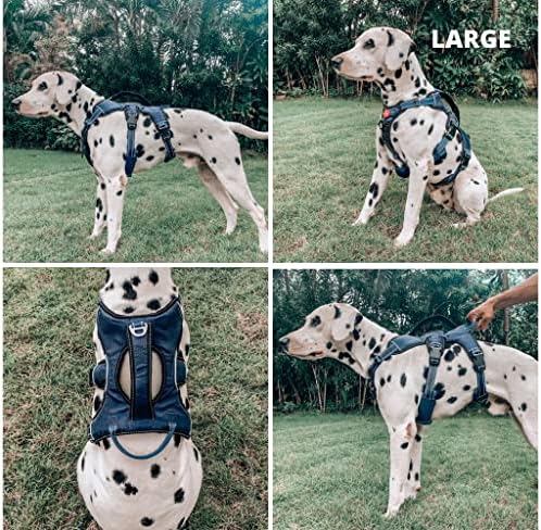 Tuff Pupper Escape Proof No Escape Dog Harness   5 Point Adjustable Fit Harness for Dogs   Padded Dog Harnesses   Handle Dog Lift Harnesses
