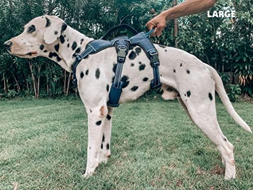 Tuff Pupper Escape Proof No Escape Dog Harness   5 Point Adjustable Fit Harness for Dogs   Padded Dog Harnesses   Handle Dog Lift Harnesses