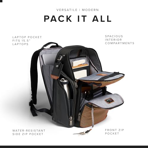 Tumi Mens Search Backpack Black/Onyx One Size