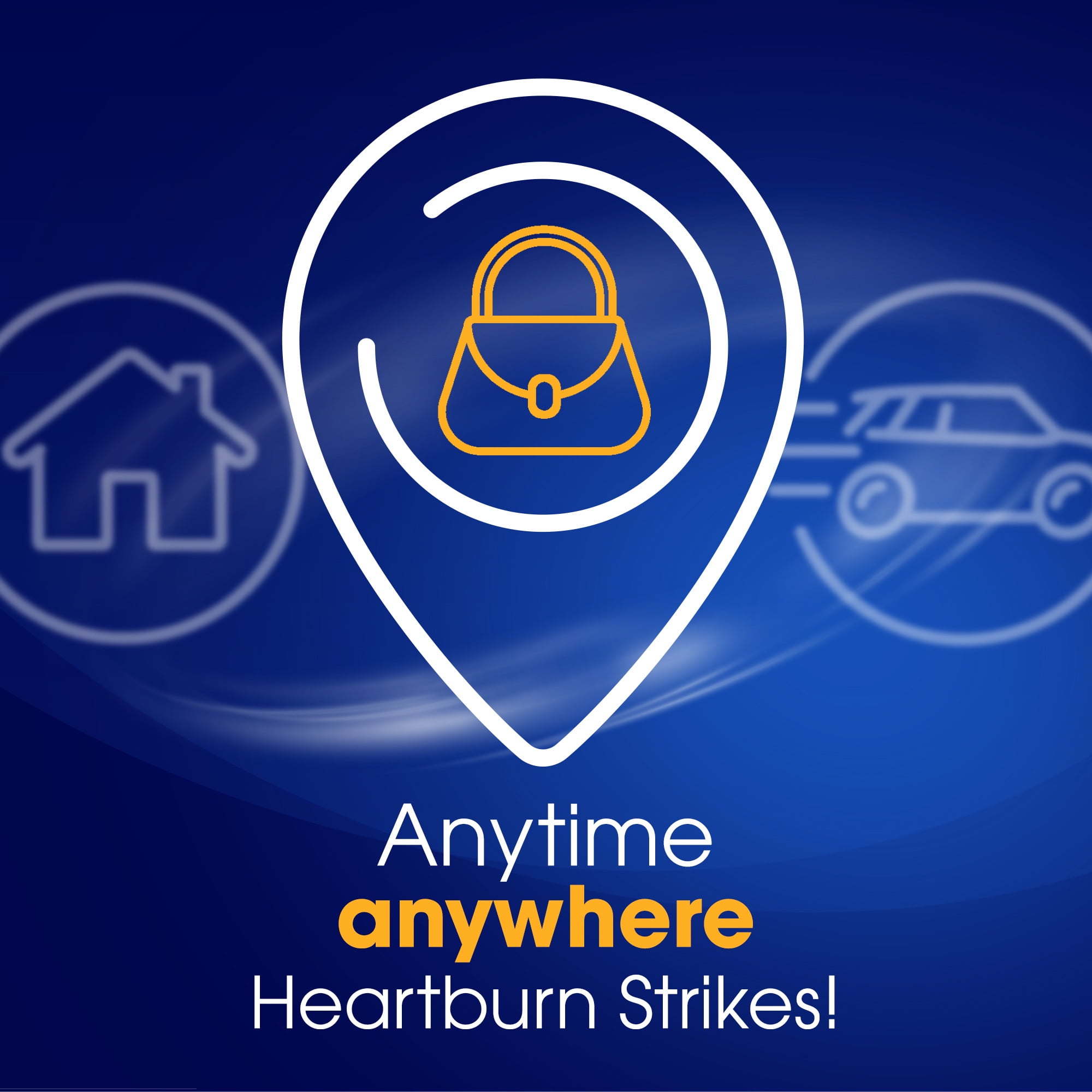 Tums Chewy Bites Heartburn Relief Chewable Antacid Tablets  Berry  60 Ct