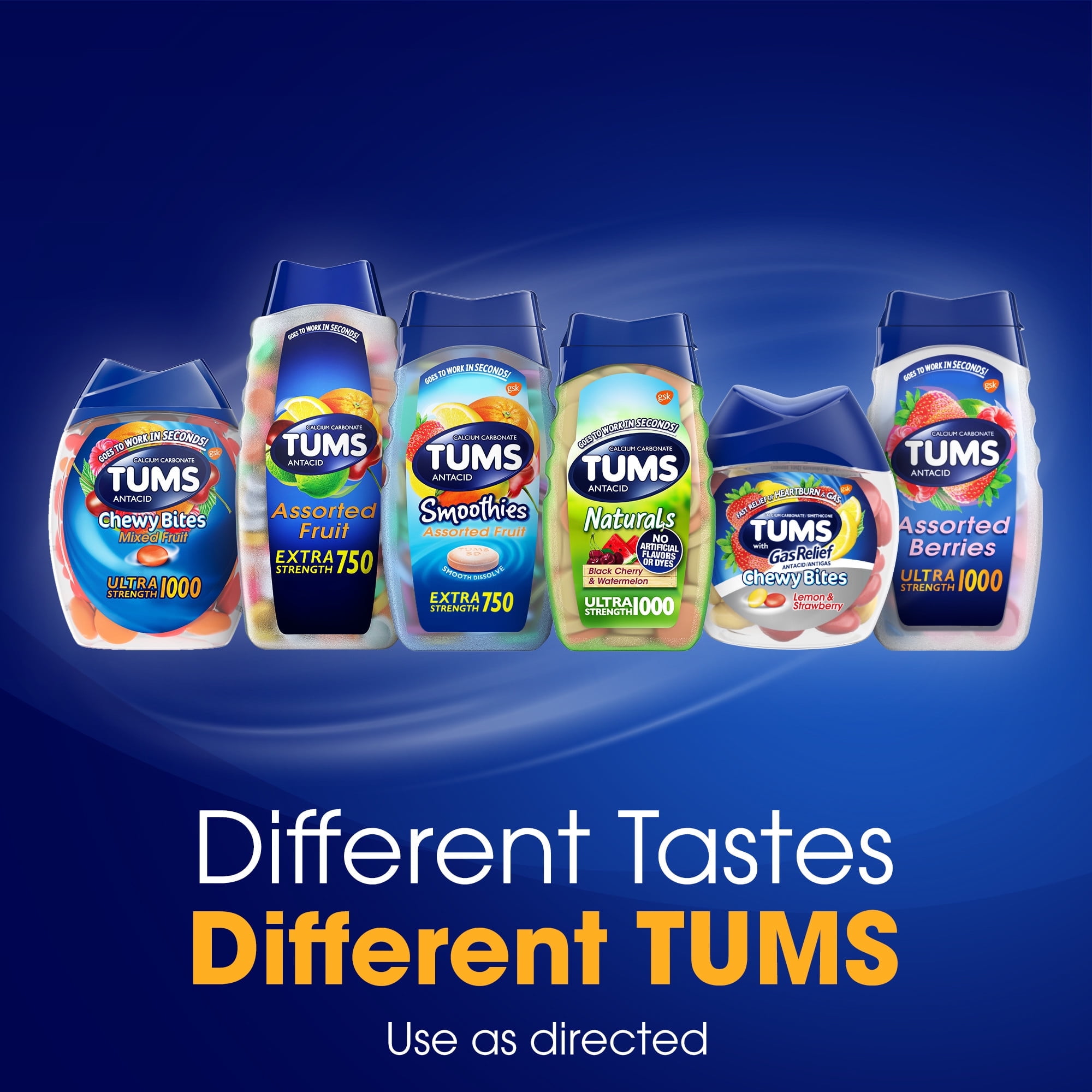 Tums Ultra Strength Heartburn Relief Chewable Antacid Tablets  Fruit  72 Count