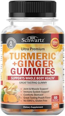 Curcumina de cúrcuma con BioPerine 1500 mg - Apoyo inflamatorio saludable y articular natural con 95% de curcuminoides estandarizados para potencia y absorción, cápsulas sin OMG, sin gluten con pimienta negra.