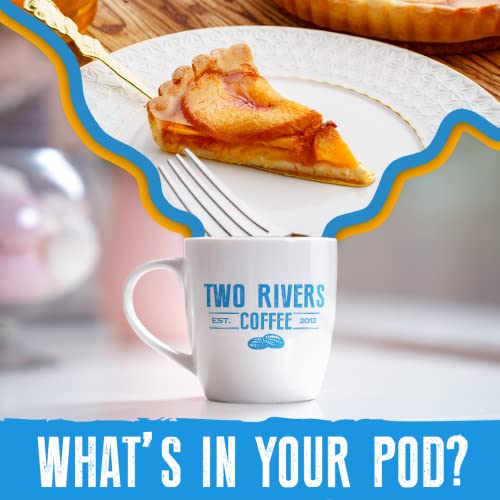 Two Rivers Coffee Flavored Coffee Pods Compatible with Keurig K Cup Brewers  Assorted Variety Pack Flavored Coffee  40 Count