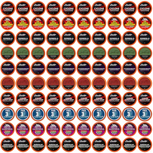 Two Rivers Coffee Flavored Coffee Pods Compatible with Keurig K Cup Brewers  Assorted Variety Pack Flavored Coffee  40 Count