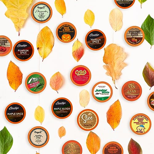 Two Rivers Coffee Flavored Coffee Pods Compatible with Keurig K Cup Brewers  Assorted Variety Pack Flavored Coffee  40 Count